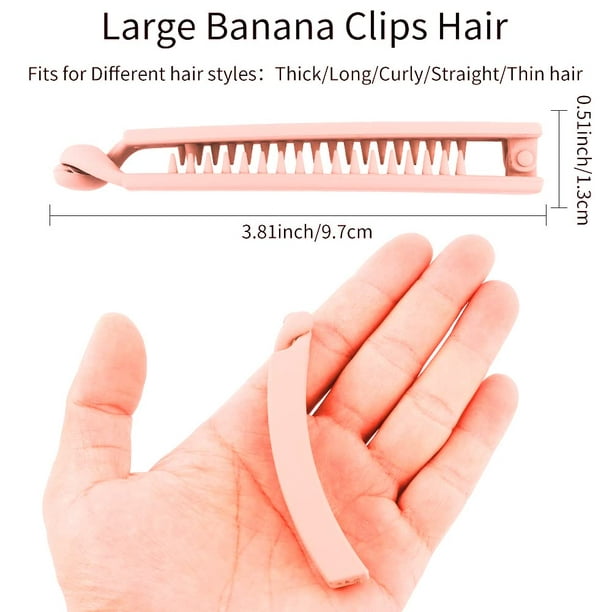 Sanas Banana Clips 6 Pcs Hair Clip Banana Clips For Hair Big Size Women  Hair Accessories Korean Hair Accessories Banana Clips For Hair Stylish Hair
