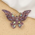 thumbnail image 5 of Broche de mariposa con diamantes de imitación de cristal ShuxiuWang Color azul 5 uds, 5 of 5