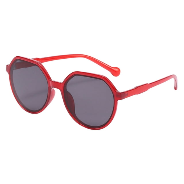 Lunettes de Soleil Fines Rétro pour Femmes, Grand Visage, Lunettes de Soleil