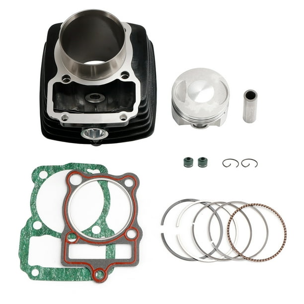 Kit de Junta de anillos de pistón de cilindro 67 mm 16 mm para Italika EX200 RT200 GP Negra MotorGenic