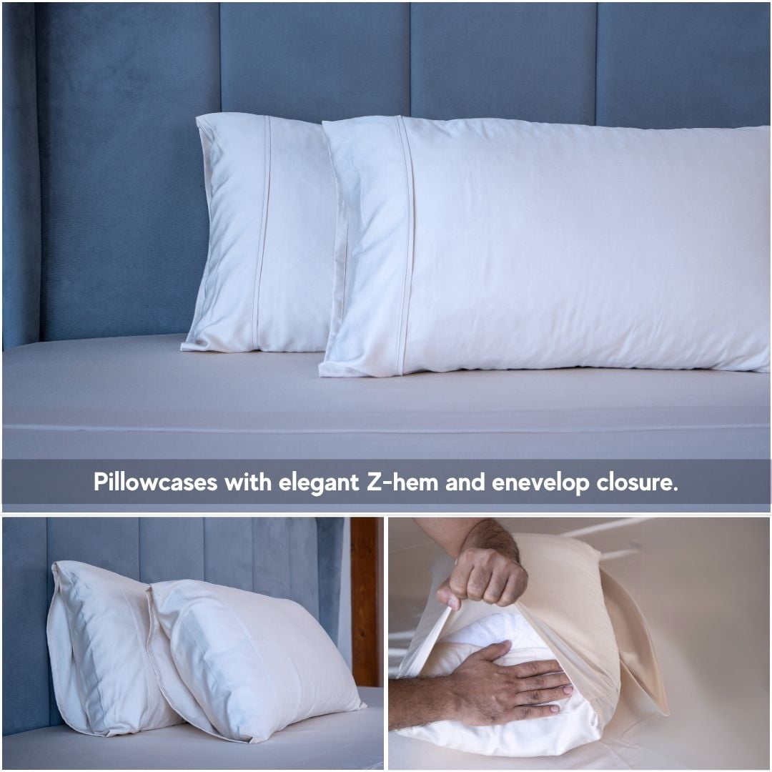 Home Prides Queen Bamboo Sheets Set - 100% Bamboo Viscose, Silky Soft Cooling & Breathable Bamboo Bed Sheets, 4-Piece, 15” deep Pocket, Oeko-Tex Certified, Light Caramel
