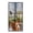 Black Stripe, variant on Hands-Free Screen Door Solid Black 47x86in Auto Close Mesh Panel