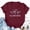 Wine, variant on Graphic Tees for Women T Shirt for Everyday and Casual Wear with Unique Letter Print by Limit Moments in Women's Wear Category Pink XL
