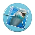 thumbnail image 1 of Dolphin Selfies Picture Pinback Button Pin, 1 of 5