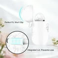 thumbnail image 3 of MATEPROX Flower Design Compatible with AirPods Pro 3 Case with Keychain/Hand Strap, Pro 3rd Generation[2025] Silicone Protective Headphone Cover Support Wireless Charging-White, 3 of 8