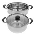 thumbnail image 3 of EeaseCA Stainless Steel Stock Pot Practical Household Kitchen Food Cooking Steam Pot, 3 of 8