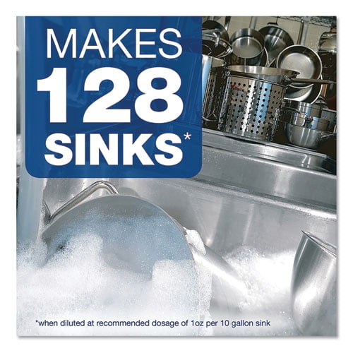 Manual Pot/pan Dish Detergent, Lemon, 4/carton | Bundle of 2