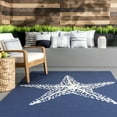 thumbnail image 5 of nuLOOM Hand Hooked Marine Indoor/ Outdoor Area Rug, 4' x 6', Marine Navy, 5 of 6