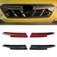 thumbnail image 5 of For Xv 2021-2023 Black Front Bumper Center Hood Grill Strip Trim, 5 of 8