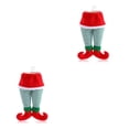 thumbnail image 4 of Billuyoard Chimenea colgante de Navidad para habitación, adorno de dibujos animados para interior, árbol de peluche, decoración de muñecas, festival de Type1 NO1 Billuyoard CBP182880, 4 of 5