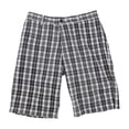 thumbnail image 1 of Dockers Shorts Bermuda Décontractés à Carreaux pour Hommes, Noir, 34, 1 of 2