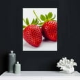 thumbnail image 4 of Nawypu  4pcs/set Stretched and Framed Orange, Apple, Lemon, Strawberry Fruits Design Wall Artwork Paintings, Giclee Walls Canvas Art Work for Kitchen Home Decor, Ready to Hang, 4 of 4