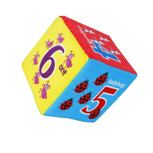 Guardoinrt Jumbo Foam Playing Dice Game Carnival School Supplies 6 Inch Insect Number