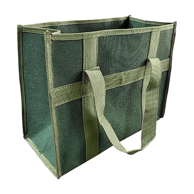 Bolsa de Almacenamiento de Herramientas Zulema Lona 43cmx32cmx21cm Verde Oscuro