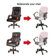 thumbnail image 6 of Printed Computer Office Chair Covers,Fit Universal Stretchy Rotating Chair Slipcovers Removable Washable Anti-Dust Spandex Chair Protector Cover for Office-M, 6 of 7