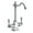 Polished Chrome, variant on Whitehaus Point of Use Instant Hot/Cold Water Drinking Faucet with Traditional Swivel Spout