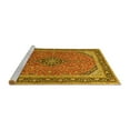 thumbnail image 2 of Ahgly Company Machine Washable Indoor Rectangle Persian Yellow Traditional Area Rugs, 4' x 6', 2 of 4