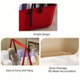 thumbnail image 5 of Breathable Bathroom Hygienic Storage Container Handheld Bath Essential Accessories Organiser With Nonslip Handle, 5 of 9