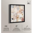 thumbnail image 2 of Aura of Beige Shadowbox Print Neutral Abstract Art by Art Remedy, Black Frame, 30 x 36, 2 of 6