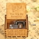 thumbnail image 1 of Exquisita caja de música con manivela de madera retroadornos artesanales para el hogar (A) Ndcxsfigh  Nuevos Originales, 1 of 6