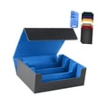 thumbnail image 1 of Lipstore Card Deck Box Can Hold 1800+ Cards Premium Display Trading Cards Storage Box Blue, 1 of 8