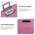 thumbnail image 5 of Easygdp Pink Gingham Double-Sided Printed Elastic Suitcase Protective Cover,Invisible Zipper, Business Trip Luggage Cases,Washable And Resistant To Falling -Medium, 5 of 9