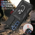 thumbnail image 2 of Heavy Duty Full Body Designed Case for Samsung Galaxy S22 6.1 Inch , Shockproof Galaxy S22 Case Camera Cover Slide Lens Charge Port Built-in 360° Rotate Ring Kickstand, 2 of 7