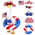 thumbnail image 2 of 5 Pcs/Set Bikini Porch Goose Outfits With Sunglasses, 23 Inch Fourth Of July Themed Clothes, Festive Decor For Porch And Lawn Goose Ornaments (Fourth Of July), 2 of 6
