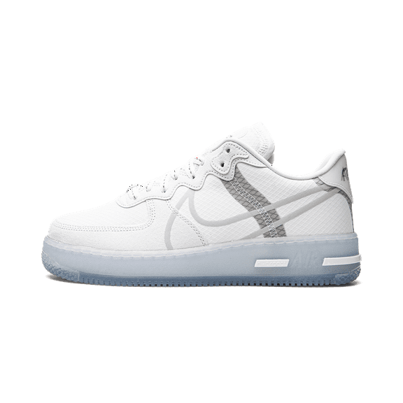 NIKE MENS Air Force 1 React "White Ice" CQ8879 100 from Stadium Goods