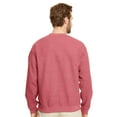 thumbnail image 6 of Gildan Long Sleeve Men's Sweatshirt, Durable Heavy Blend Casual Crewneck Sweatshirt, Heather Scarlet Red, 3XL, 6 of 6