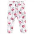 thumbnail image 3 of Little Treasure Baby Girl Cotton Bodysuit, Pant and Shoe 3pc Set, Pink Pearls, 0-3 Months, 3 of 4