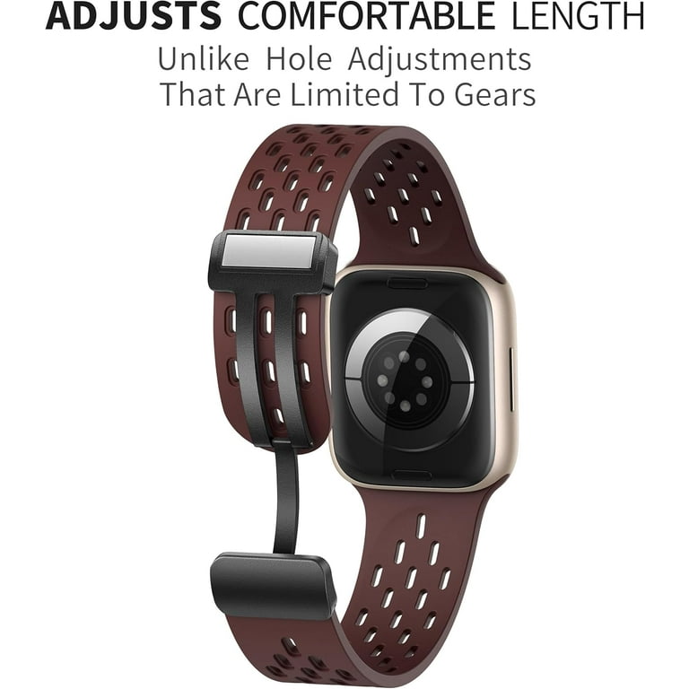 KOMI Breathable Waterproof Magnetic Sport Band for Apple Watch