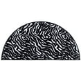 thumbnail image 1 of Furnish My Place Animal Print Rug - 48" x 96" Half Round, Zebra Migrant Beauty, Nylon Rug for Patio, Garden, Hallway, Living Room, 1 of 2