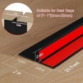 thumbnail image 3 of T-Shaped Silicone Seal Strip for Door & Windows, 20Ft Weatherproof Draft Stopper, Gap Seal for Door Sides (Black), 3 of 5