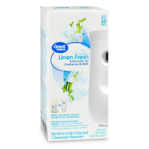 Great Value Automatic Air Freshener Spary Kit w/1 Refill Included