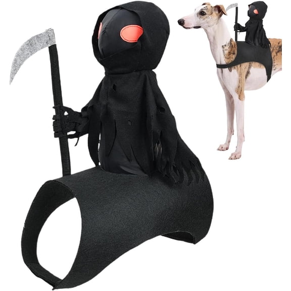 Halloween Dog Costume Knight Design, Soft Cosplay Pet Clothing for Large Small Dogs, Funny Pet Halloween Costumes for Birthday Party