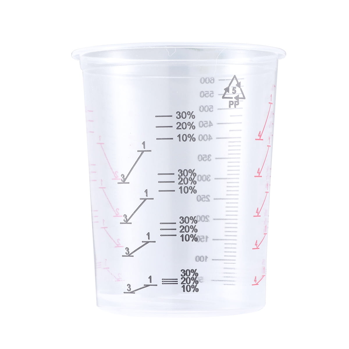 Pyrex 2-Cup Measuring Cup, Clear Glass, Red Graphics, Durable