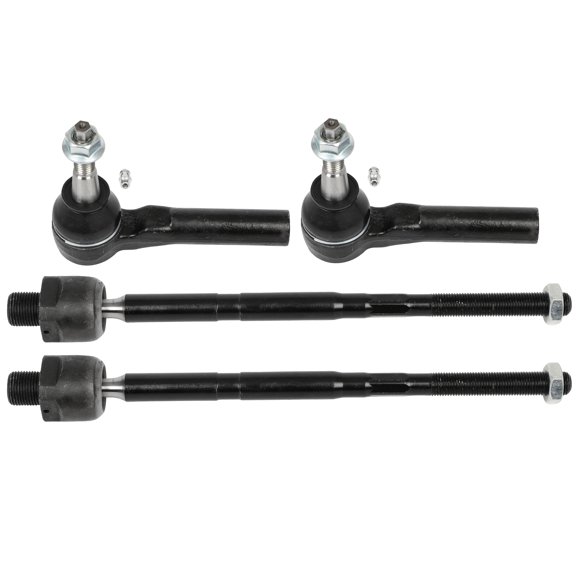 ECCPP 4Pcs Front Inner/Outer Tie Rod End Fit For 2010-2015 for Chevrolet for Camaro