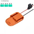thumbnail image 4 of 3pcs 14 AWG Wire For Battery Adapter Inline Electric Wheel Adapter Fuse Holder 30A Fuse For AEG 18V Li-ion Battery Power Tool, 4 of 12