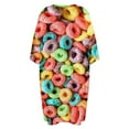 thumbnail image 5 of Fruit Loops Sleepshirts For Sleeping Travels Loose Sleepdress Pajama Dress Soft Nightdress Sleepwear, 5 of 7