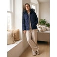 thumbnail image 2 of Wantdo Women's Recycled Recycled Winter Coat Recycled Short Warm Cotton Puffer Jacket Waterproof Winter Jacket Navy M, 2 of 9