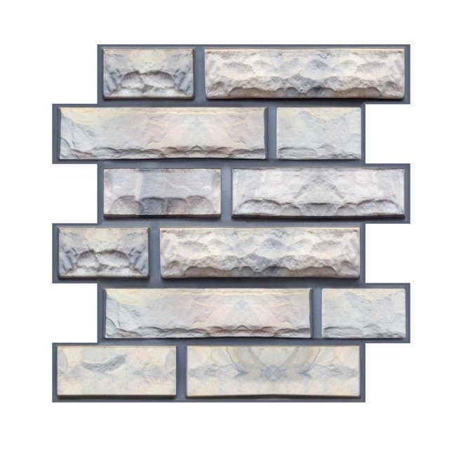 10 Uds. Adhesivo 3D autoadhesivo, pegatina con diseño de ladrillo para pared, papel tapiz de fondo de TV