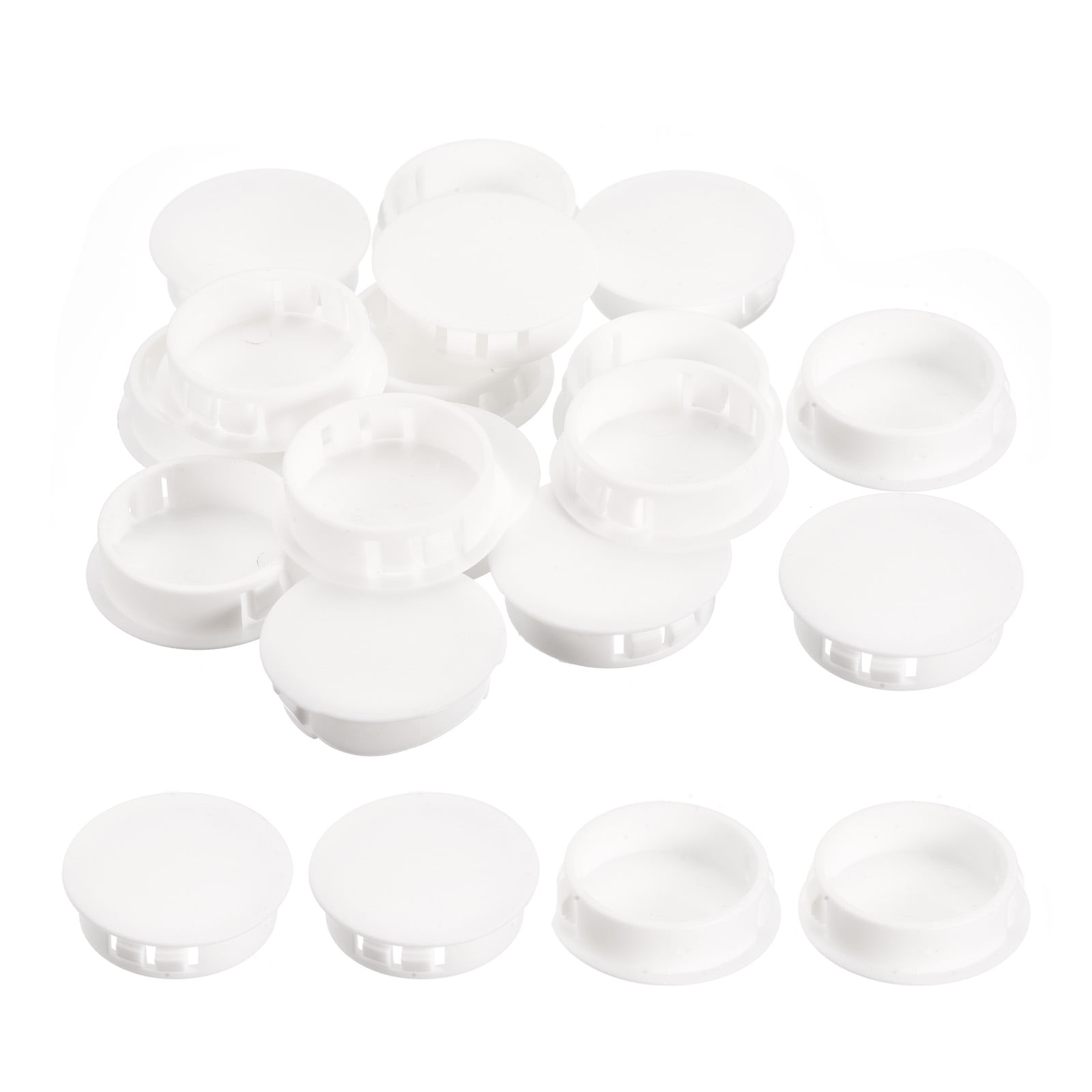 Uxcell 16Pack 13/8" Plastic Hole Plugs Panel Flush Type Knockout