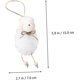 thumbnail image 5 of 4pcs Decorations Home Christmas Plush Table Center Lovely Tree Favor Dolls Window Figurines Wooly Basket Decoration Stuffer Easter Felt Animal Back Party Garden Photo Holiday Shop, 5 of 5