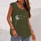 thumbnail image 2 of Mujer Verano Casual Sin mangas Botón Chaleco Cuello redondo Blusa suelta Active Top Mujer Fridja  gh2410, 2 of 4