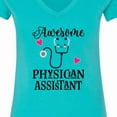 thumbnail image 4 of Inktastic Awesome Physician Assistant for Pa Women's V-Neck T-Shirt, 4 of 5