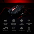 thumbnail image 3 of Redragon M913 Impact Elite Wireless Gaming Mouse, 16000 DPI Wired/Wireless RGB Gamer Mouse with 16 Programmable Buttons, 45 Hr Battery and Pro Optical Sensor, 12 Side Buttons MMO Mouse, 3 of 5