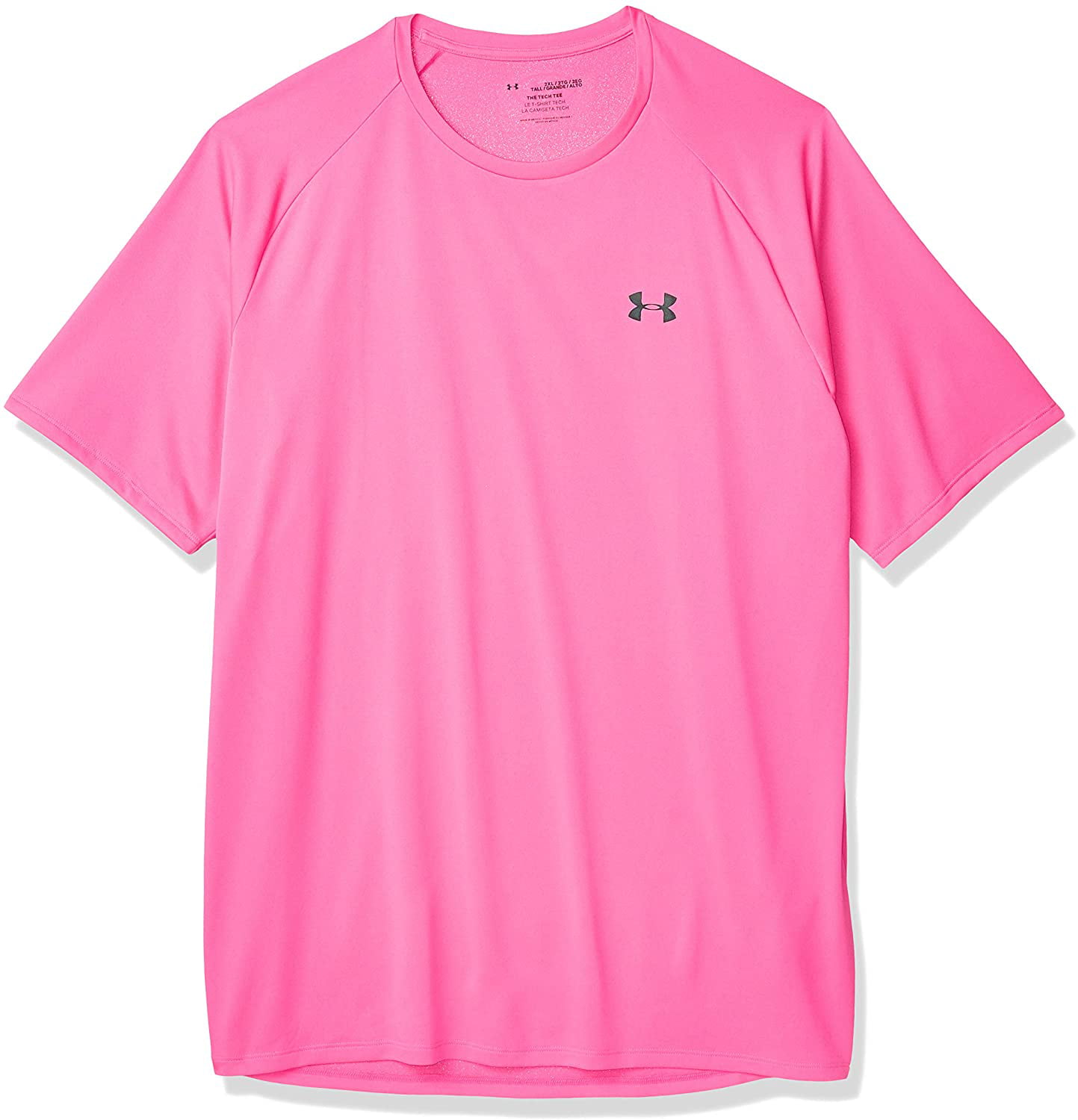 Under Armour Men's Tech 2.0 Short Sleeve T-Shirt, Pink Surge (687)/Black, Small | Walmart Canada