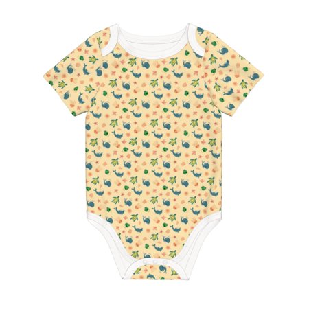 

Coaee Sea Turtle And Whale for Soft Cotton Baby Short-Sleeve Bodysuit Baby Girls Boys Bodysuit Romper
