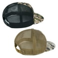 thumbnail image 5 of BASSDASH 2 Pack Flat Brim Trucker Cap Adjustable Snapback Hat Mesh Back For Men Women Fishing Hunting, 5 of 5